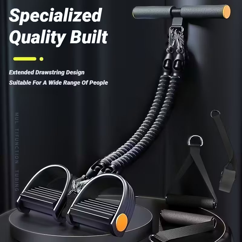 Pedal Tensioner for Home Use - Multifunction Fitness Resistance Band Trainer